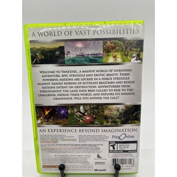 Final Fantasy XI Online (Microsoft Xbox 360) Original Release Complete Excellent - Picture 3 of 9